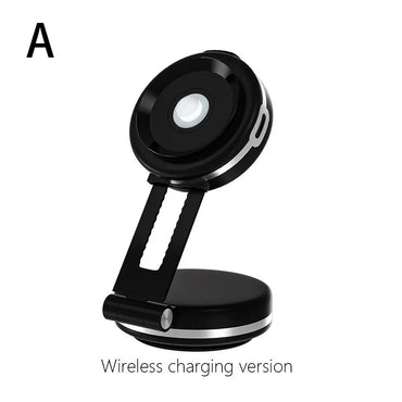 Cawan Sedut Vakum Dua Sisi Pemegang Telefon Pengecasan Wayarles Penjerapan Sejagat Telefon Bimbit Kereta Mudah Alih Pendakap Sambungan