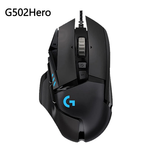 LogitecLogitech G502 HERO Tetikus Permainan Profesional 16000DPI Tetikus Pengaturcaraan Permainan Tetikus Permainan Berwayar USB Tetikus Lampu Latar RGB