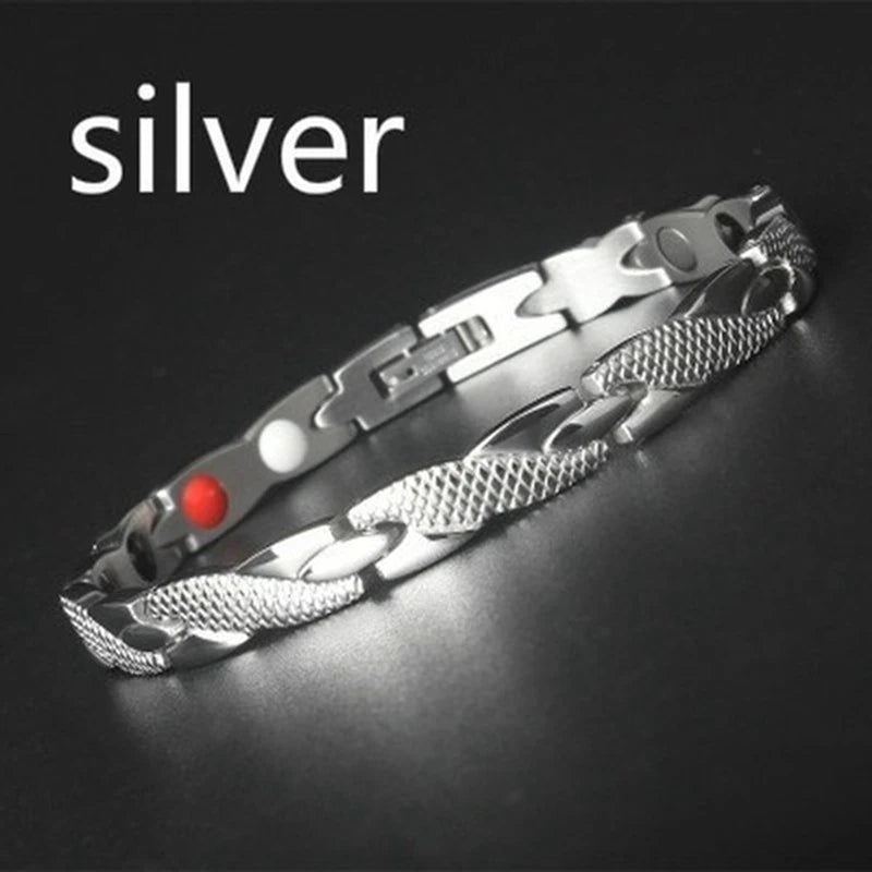 New Dragon Pattern Twisted Healthy Magnetic Magnet Bracelet for Women Power Therapy Magnets Bracelets Bangles for Women Men