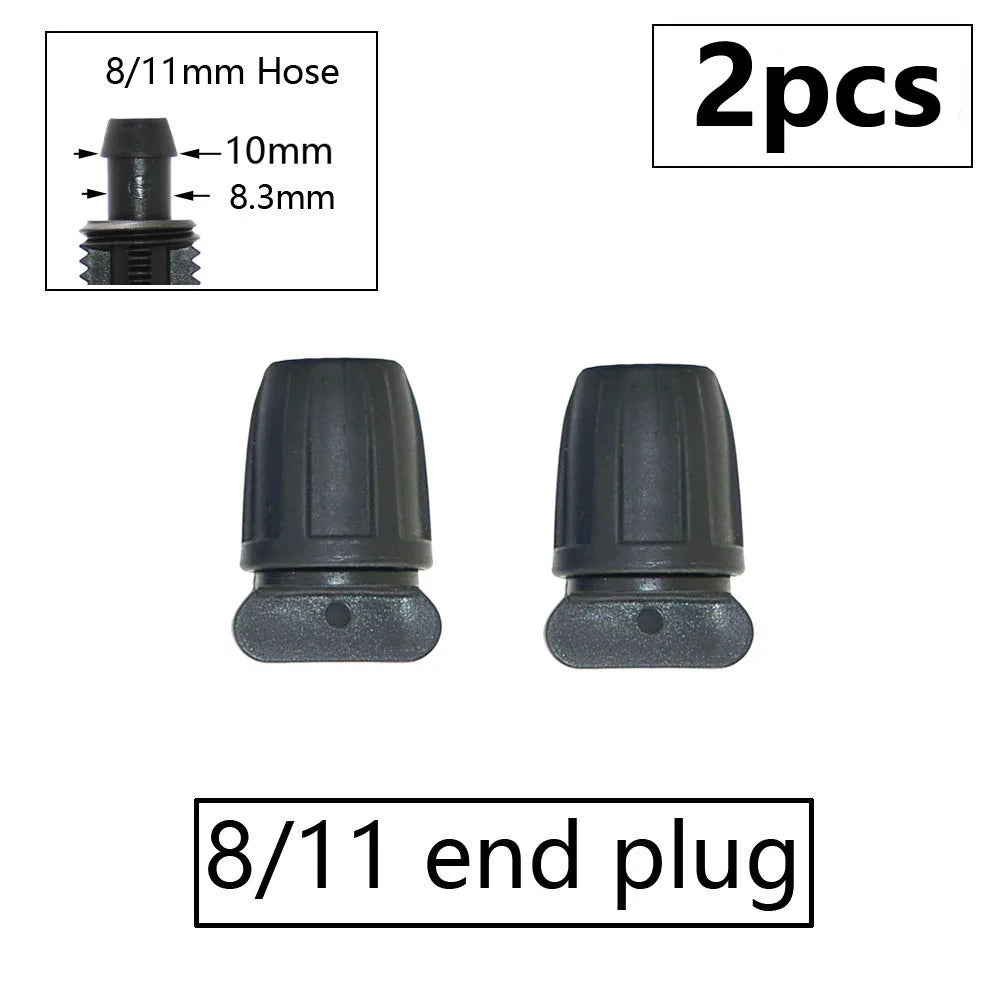 3/8" 8mm Penyambung Hos Taman 8/11 Hingga 4/7 3/5mm Pengurangan Hos Pemisah Air Tee Siku Hujung Palam Titisan Sistem Pengairan