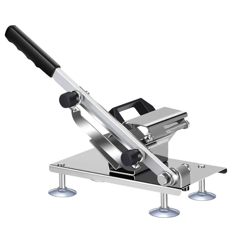 Isi rumah Penghiris daging kecil Penghiris gulungan daging kambing keluli tahan karat Manual Mesin gulung daging lembu potong beku Penghiris buah dan sayur