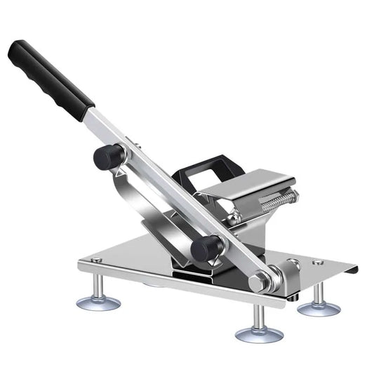 Isi rumah Penghiris daging kecil Penghiris gulungan daging kambing keluli tahan karat Manual Mesin gulung daging lembu potong beku Penghiris buah dan sayur