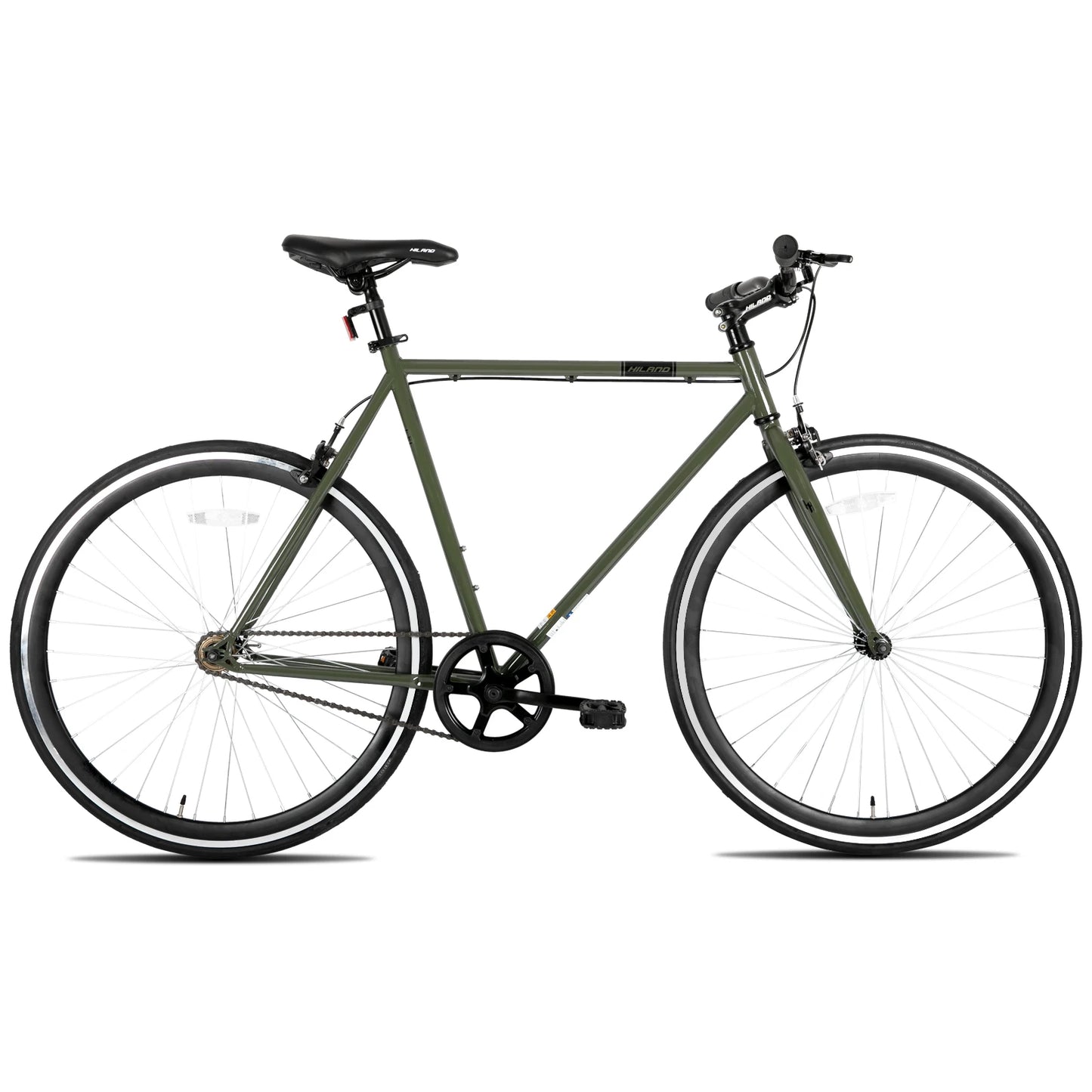 Hiland Hybrid Bike Retro Urban City Bikes Commuter Bike 700C Wheels Single Speed