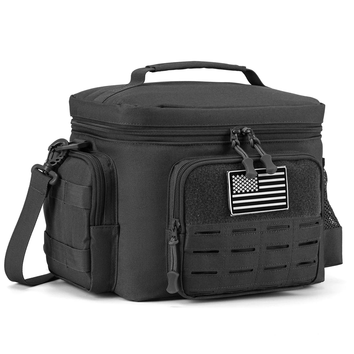 Tactical Lunch Box for Men Military Heavy Duty Lunch Bag Work Leakproof Insulated Durable Thermal Cooler Bag Meal Camping Picnic