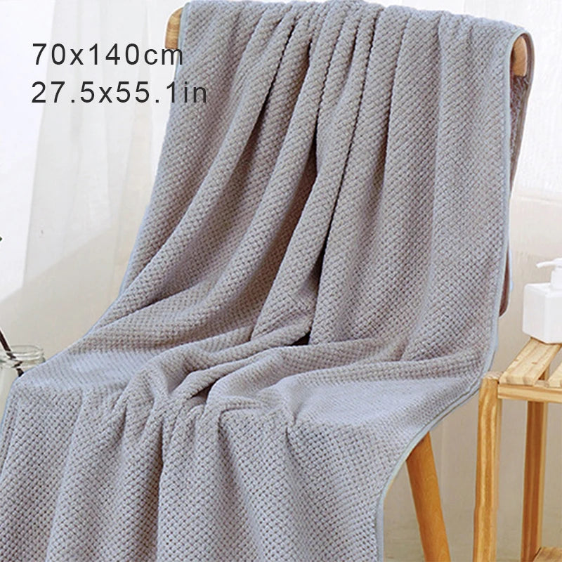 Tuala Mandian Rumah untuk Tuala Microfiber Badan untuk Gim Tebal, Sangat Menyerap - Sesuai untuk Pantai, Mandian dan Gim