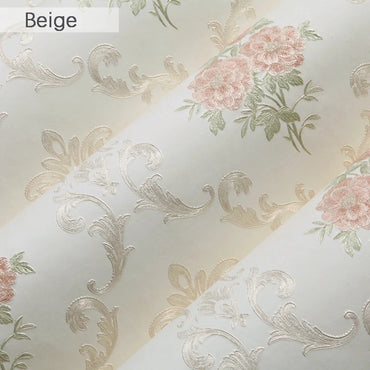 Kertas Dinding Pelekat Diri 3D Tekstur Bunga Timbul Pelekat Dinding Kertas Dinding Bukan Tenunan Kertas Dinding Bilik Tidur Hangat Latar Belakang Ruang Tamu Rumah Dis