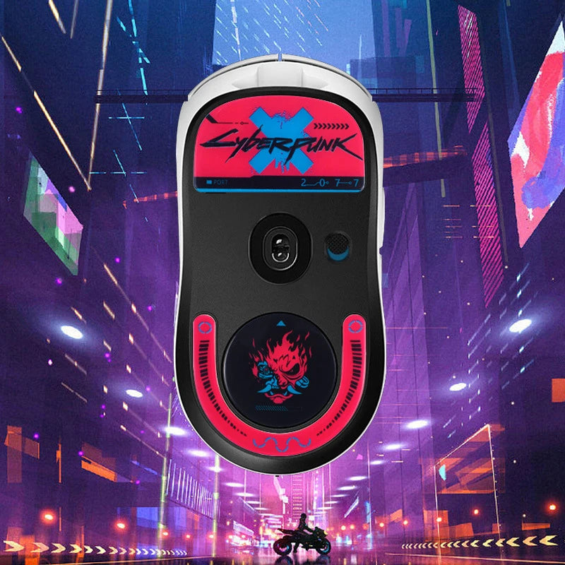 Tetikus Permainan Wayarles Sejuk Tepi Lengkung Bulat Pengganti Kaki Tetikus Kaca Untuk Logitech G Pro X Superlight 2 Tetikus Permainan