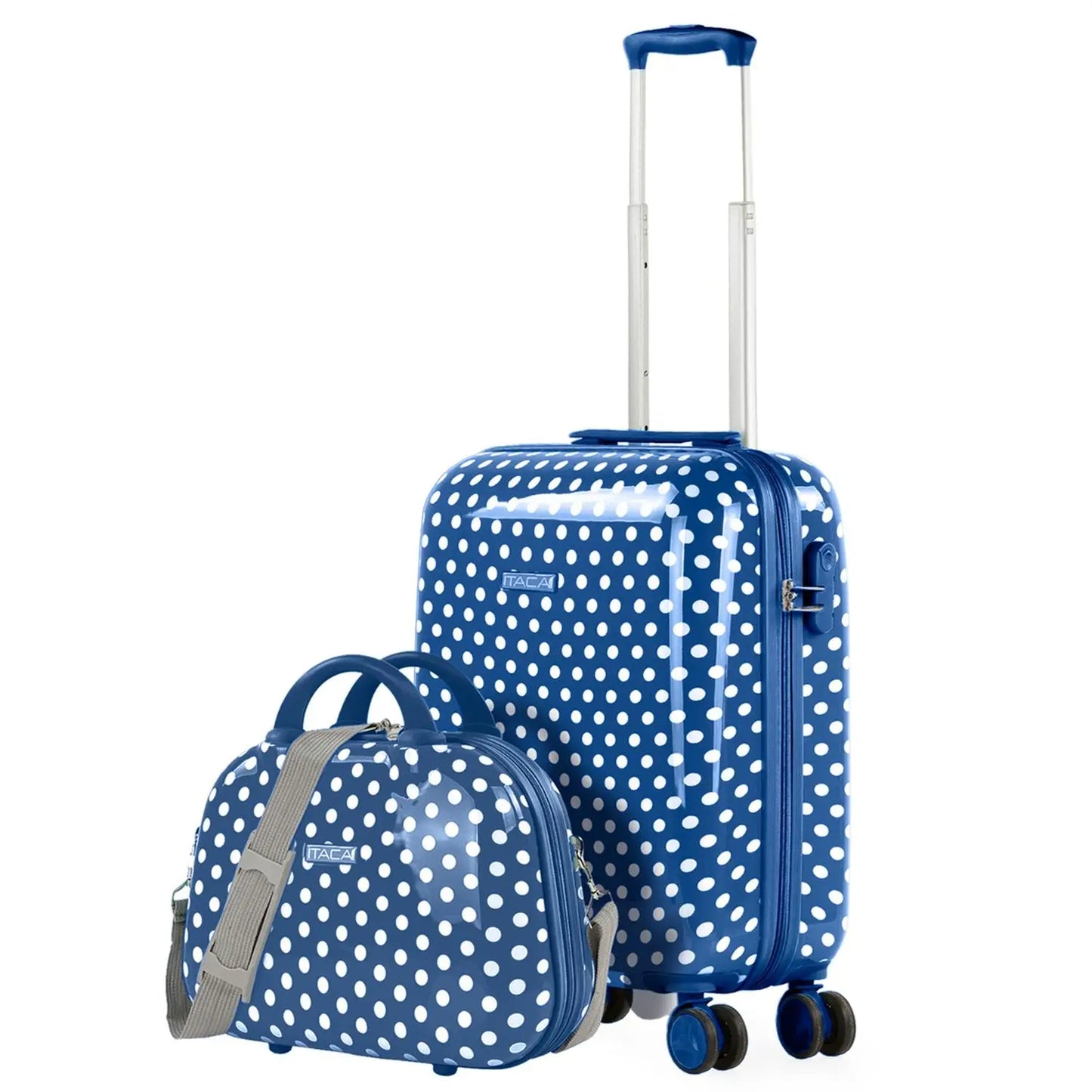 2 PCs Suitcase Suitcase Suitcase Suitcase 20 (55X40x20 Cm) Suitcase Suitcase Suitcase Suitcase Suit (55X40x20 Cm), ABS, Rigid, Durable and Durable, 4 Wheels, Comfortable and Lightweight, 702450B Combination lock