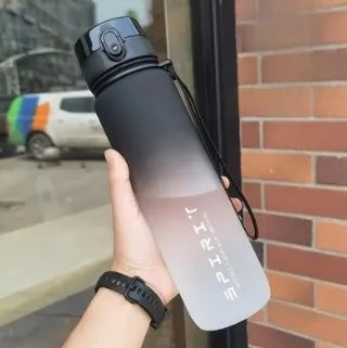 500/1000ML Sports Water Bottle Large Capacity Leak Proof Colorful Plastic Cup Portable Outdoor Travel Gym Fitness Jugs Drinkware