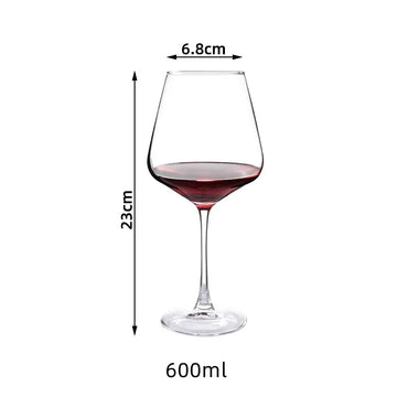 Goblet Wine Glass Handmade Red Wine Glass Ultra-Thin Crystal Burgundy Bordeaux Goblet Art Big Belly Tasting Cup