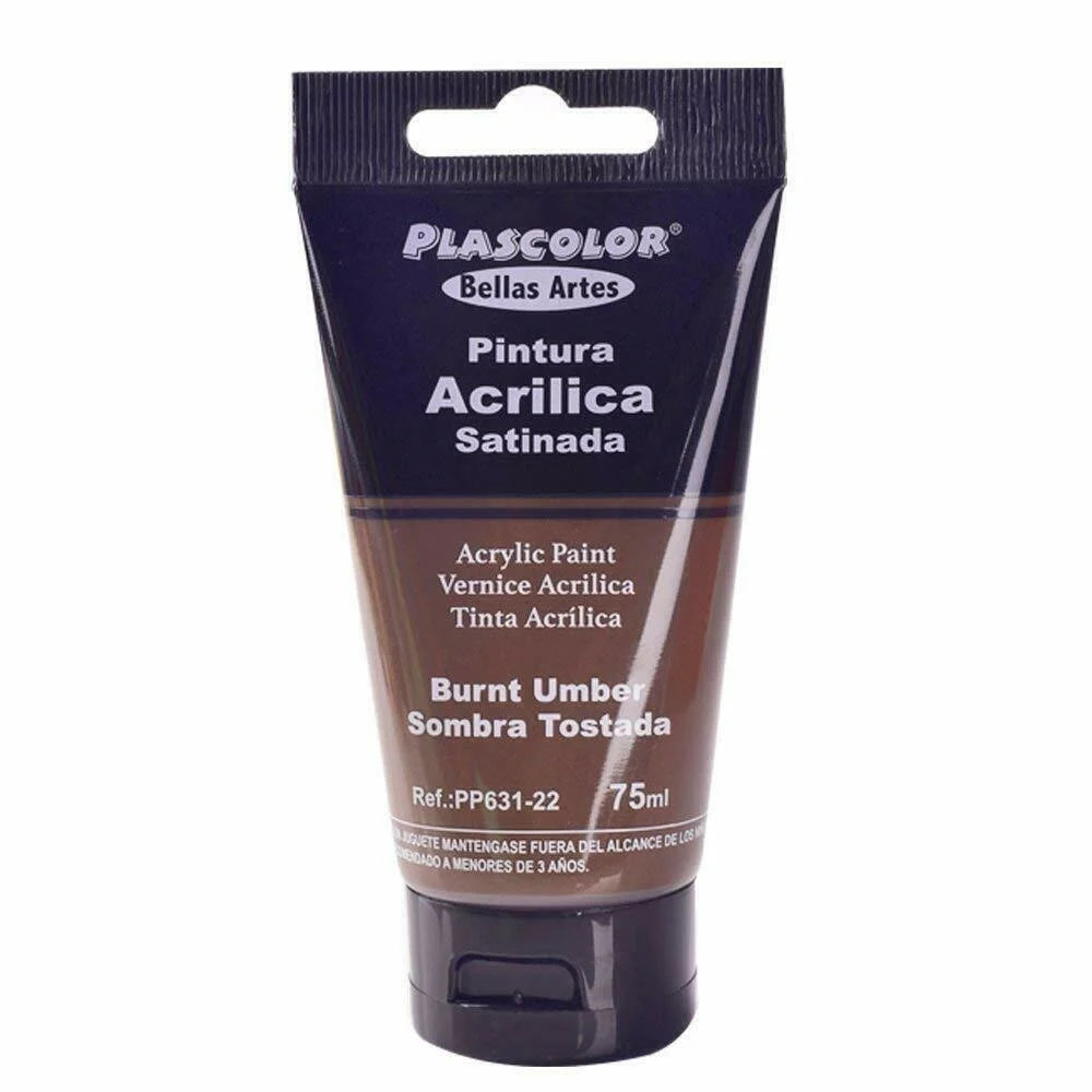 Pinturas Acrílicas untuk Manualidades y Uso Profesional, Colores, 75ML