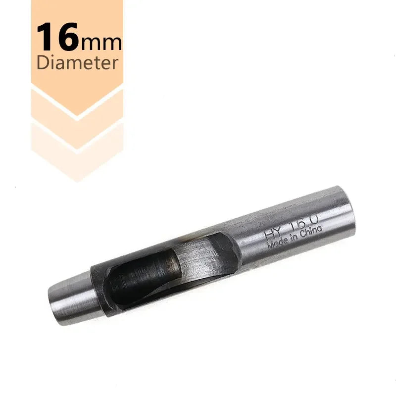 0.5-20mm High Quality Leather Craft Hole Punching Tool Round Steel Knife Cut for Belts Paper Bag Metal Gaskets Plastic Puncher