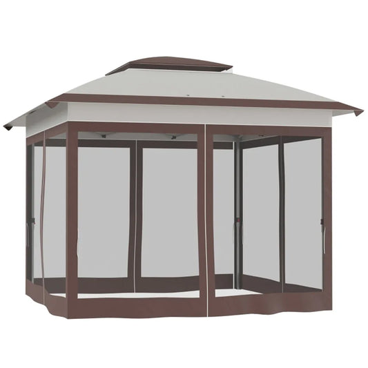 Outdoor Tent Open Air Pop Up Canopy Sun Gazebo