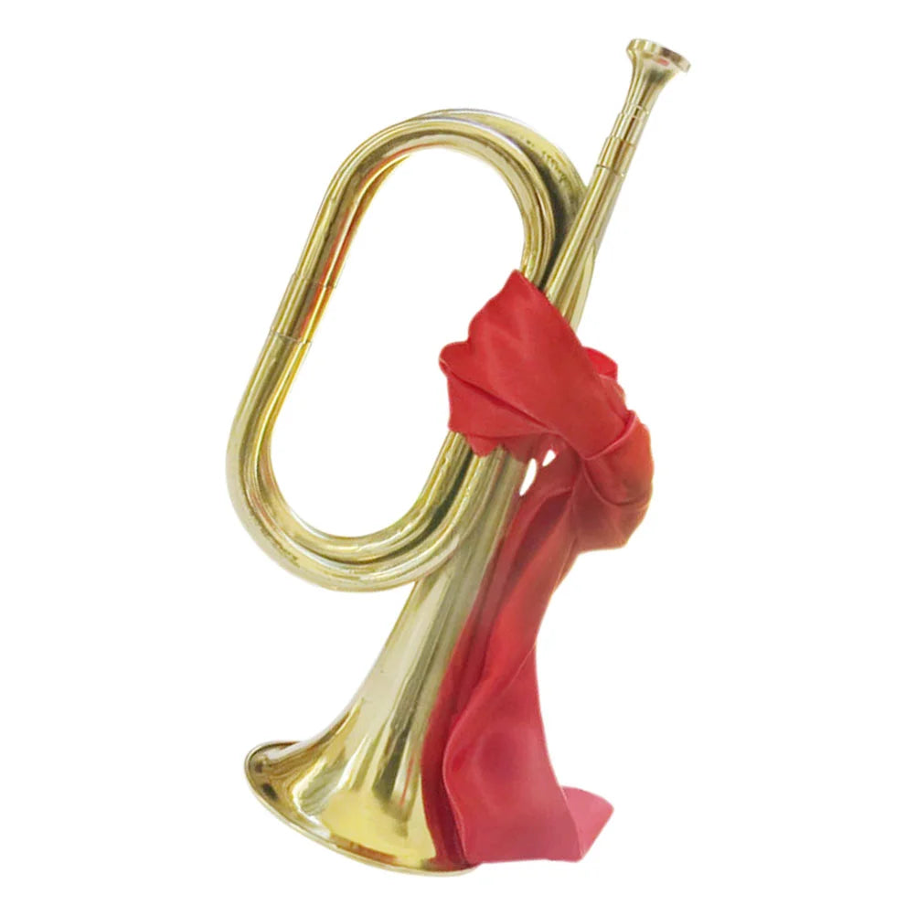 Metal Bugle Trumpet Band Bugle Beginner Bugle Trumpet Horn Alat Muzik trompet remaja pemula trompet
