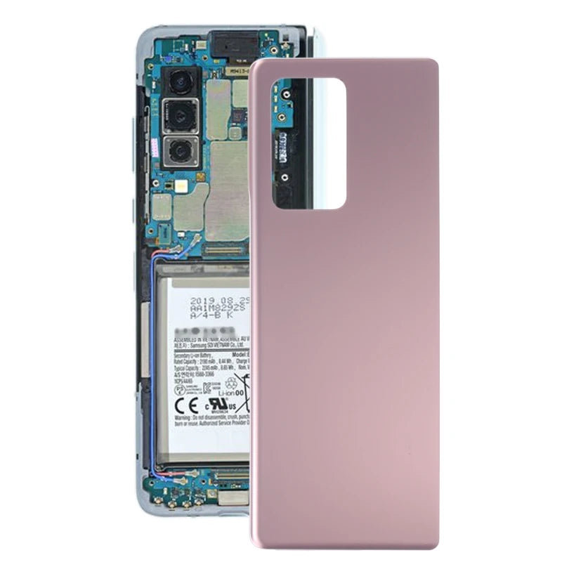 Penutup Belakang Bateri Kaca untuk Penggantian Sarung Perumahan Belakang Telefon Samsung Galaxy Z Fold2 5G SM-F916B