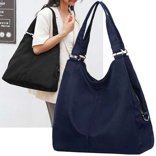 Casual Women Handbag Classical Nylon Shoulder Bag Large Capacity Female Travel Tote Bag Office Ladies Girls Work Crossbody Bags