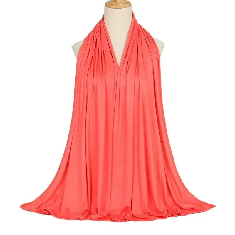 Tudung Tudung PolyesterJersey Untuk Muslimah Selendang Selendang Mudah Melar Tudung Modal Tudung Tudung Tudung Wanita Afrika Serban