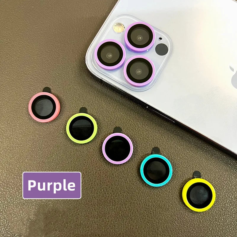 Pelindung Kanta Bercahaya Untuk iPhone 16 Pro Max 14 15 15 Pro Max Ceramic Camera Lens Pelindung Kaca Pada iPhone 16 Pro 14 pro max