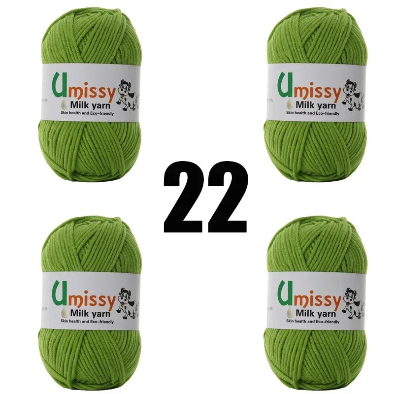 4pcs 50g Knit Yarn for Sale Hilo Yarn Crochet Threads Ball Estambre Para Tejer