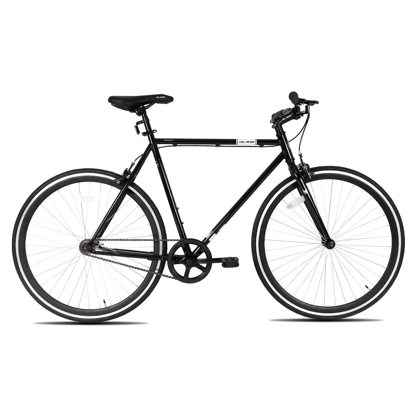 Hiland Hybrid Bike Retro Urban City Bikes Commuter Bike 700C Wheels Single Speed