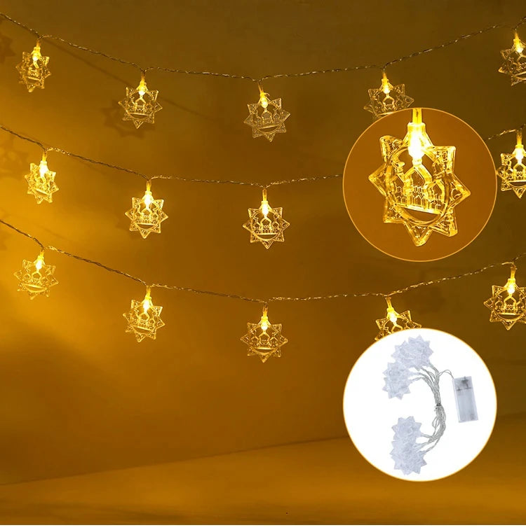 Bintang Bulan Eid Mubarak String Light 2024 Hiasan Ramadan Untuk Rumah Ramadan Kareem Islam Hiasan Pesta Muslim Hadiah Idul Adha