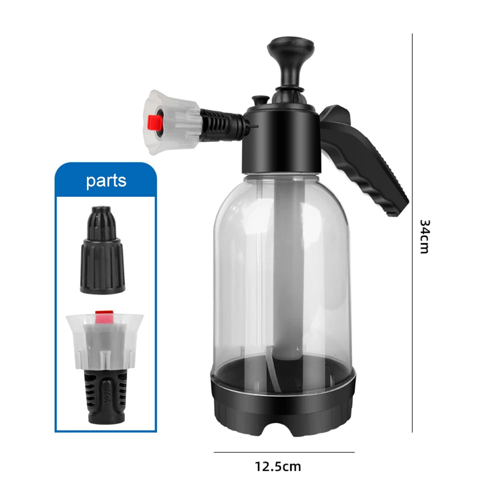 2/3L Pam Tangan Penyembur Air Periuk Sembur Tekanan Basuh Kereta Pam Udara Botol Semburan Tumbuhan Bertekanan Botol Penyiraman Alat Berkebun
