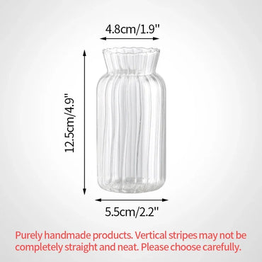 Glass Flower Vase Decoration Home Modern Decorative Vases Hydroponics Plant Bottle Multicolor Flower Plants Desktop Ornament 화병