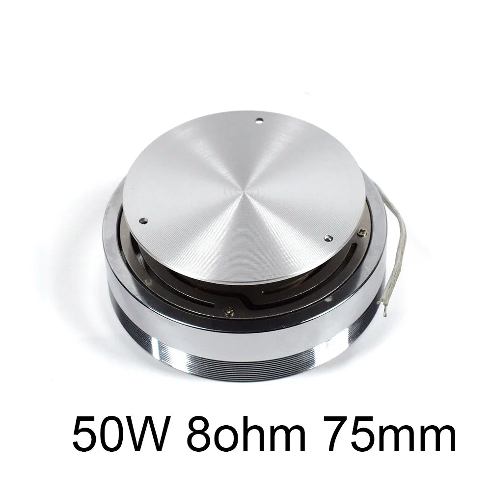Pembesar Suara Getaran Resonans 80/50/40W Julat Penuh Pembesar Suara Audio Mudah Alih 100/75/65MM Pemacu Goncang Bass Woofer Anti-jiran