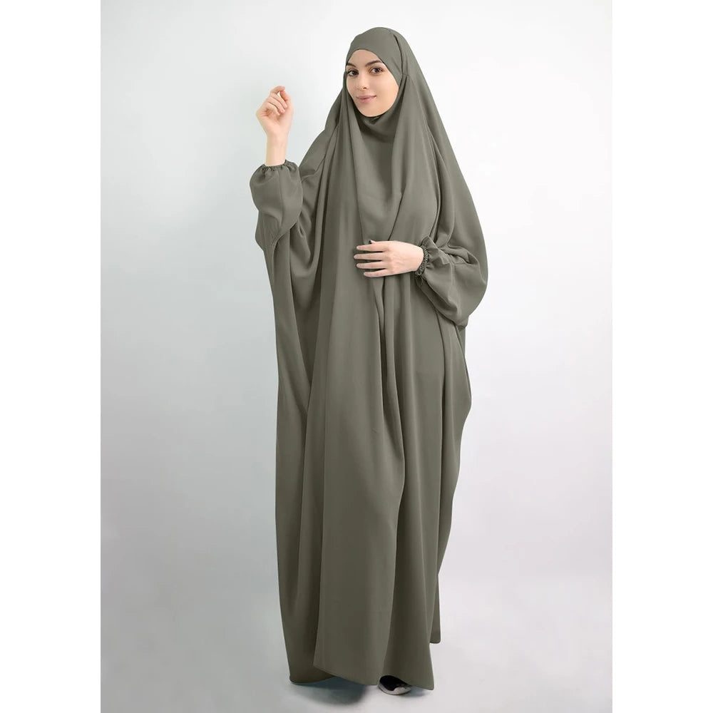 Pakaian Hijab Wanita Muslimah Bertudung Aidilfitri Pakaian Solat Penutup Penuh Gaun Ramadan Niqab Pakaian Islam