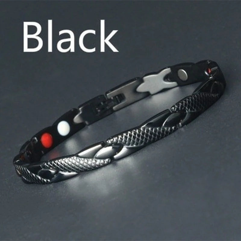 New Dragon Pattern Twisted Healthy Magnetic Magnet Bracelet for Women Power Therapy Magnets Bracelets Bangles for Women Men