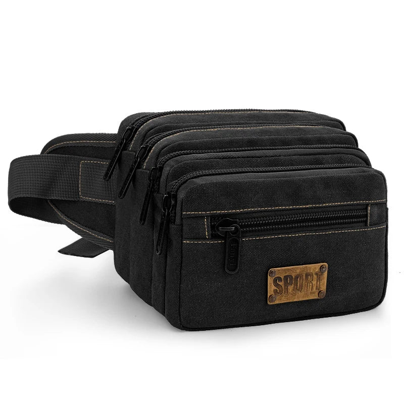 Large Capacity Waist Bags Mobile Phone Pockets Cashier Bag Fashion Shoulder Bag Breathable Crossbody Bags Outdoor Running Bag