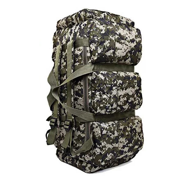 2024 New High Quality 90L Large Capacity Hunting Travel Bags Oxford/canvas Backpack Camouflage Duffel Bag Waterproof Backpack