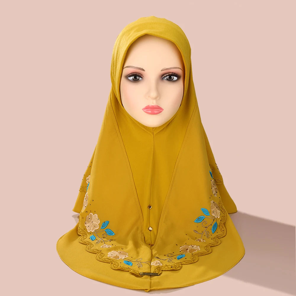 Tudung Muslim Lapisan Dua Lapisan Berat Tudung Lace Pullover Tudung Wanita Melayu Muslim Lapisan Dua Tudung Manik Chiffon
