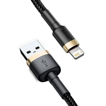 Kabel USB Baseus untuk iPhone 14 13 Pro Max Kabel USB Pengecasan Pantas untuk iPhone 12 Mini Pro Max Kabel USB 2.4A