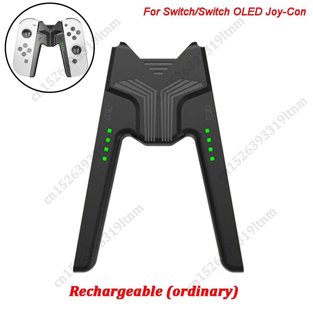 Charging Grip Bracket for Nintendo Switch Gaming Controller Grip Charging Station for Nintendo Switch OLED Joy-Con Stand Holder