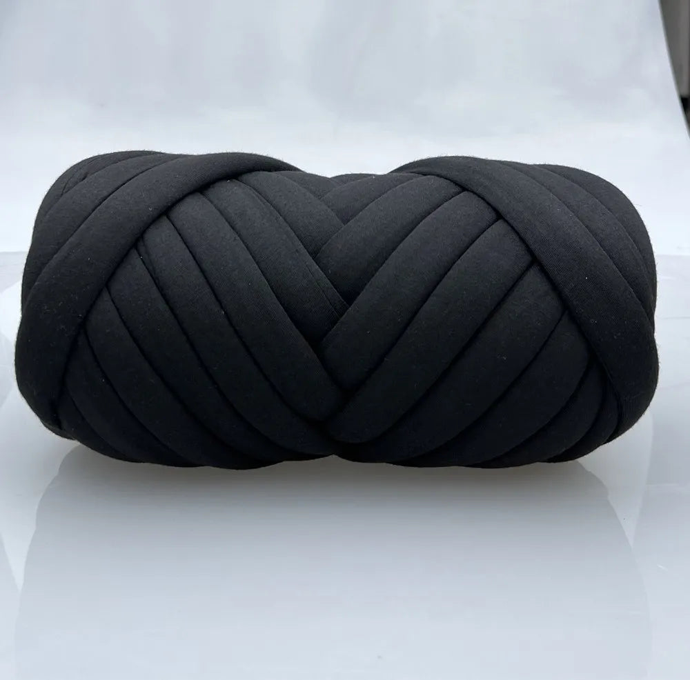 Hand Knitting Spin Coarse Thread DIY Pet Nest Thick Chunky Yarn Cotton Wool Tube Crochet Yarn Soft Bulky Arm Roving Blanket