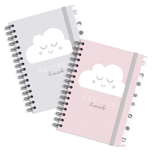 Book recipes and notebook notes book Recipes "clouds" 955692