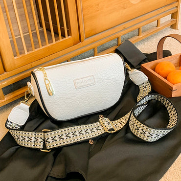 Beg Bahu Kulit Pu Pepejal Beg Tangan Pereka Fesyen Beg Utusan Untuk Wanita Beg Selempang Kasual Beg Perjalanan Musim Panas