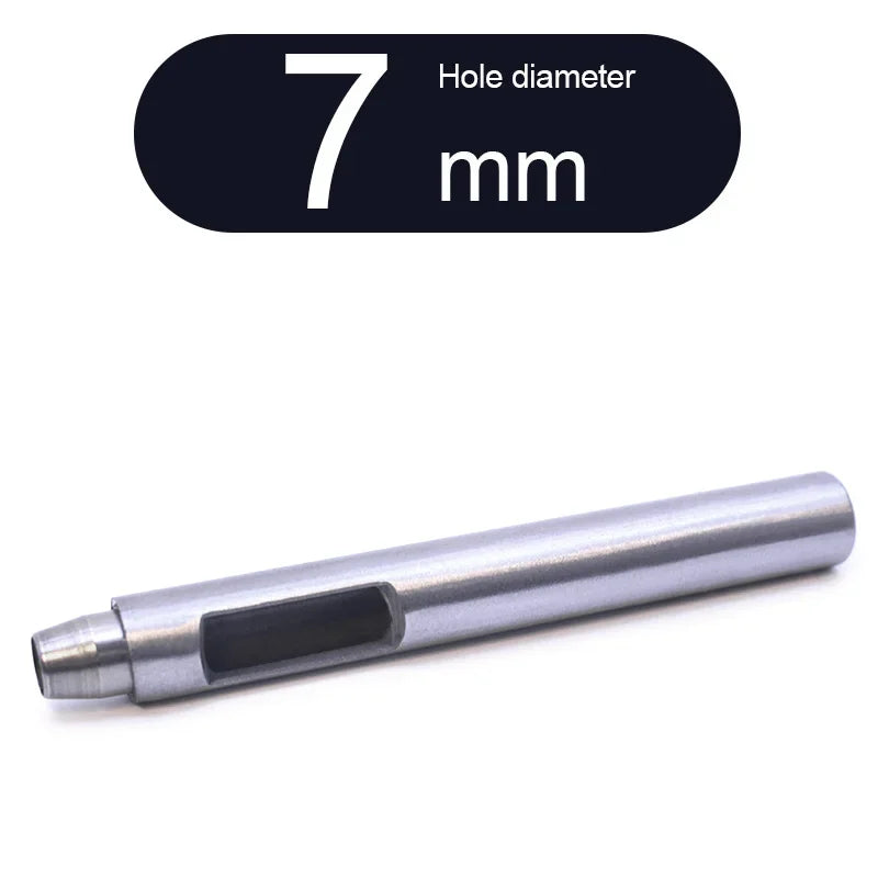 0.5-20mm High Quality Leather Craft Hole Punching Tool Round Steel Knife Cut for Belts Paper Bag Metal Gaskets Plastic Puncher