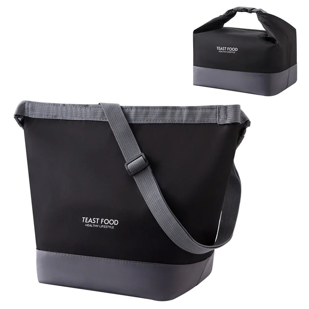 Portable Lunch Bag for Women Insulated Lunch Box Tote Waterproof Office Food Shoulder Bags Cooler Bag Thermal Bag Bento Pouch