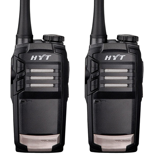 Walkie-talkie Hytera TC-320 Radio Dua Hala Jarak Jauh Bebas Tangan Boleh Dicas semula Walkie Talkie untuk Pelayaran Kembara Memburu Dewasa(2Pek)
