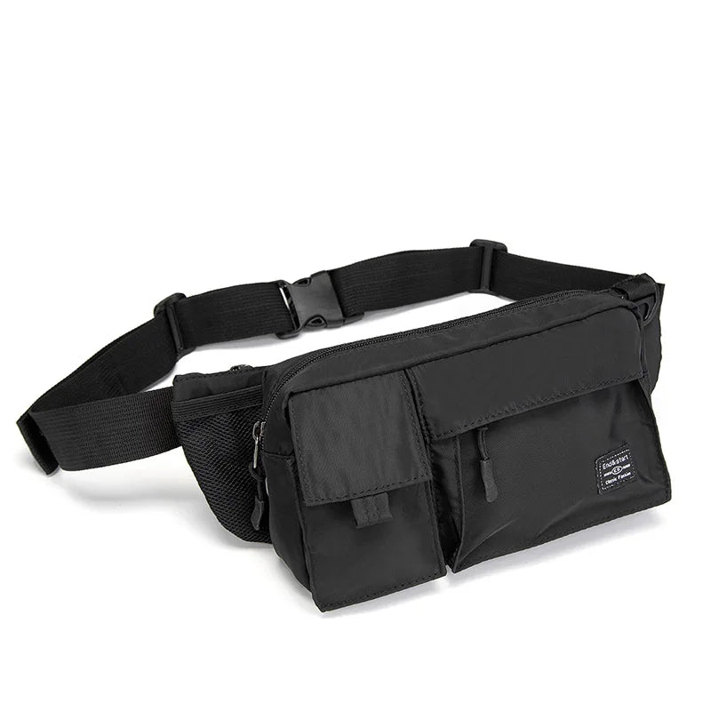 Men's Chest Bag Essentials Small Satchel Man's Waist Shoulder Designer Pack Male Motorcycle Side Canvas Belt Bags 2024 new style