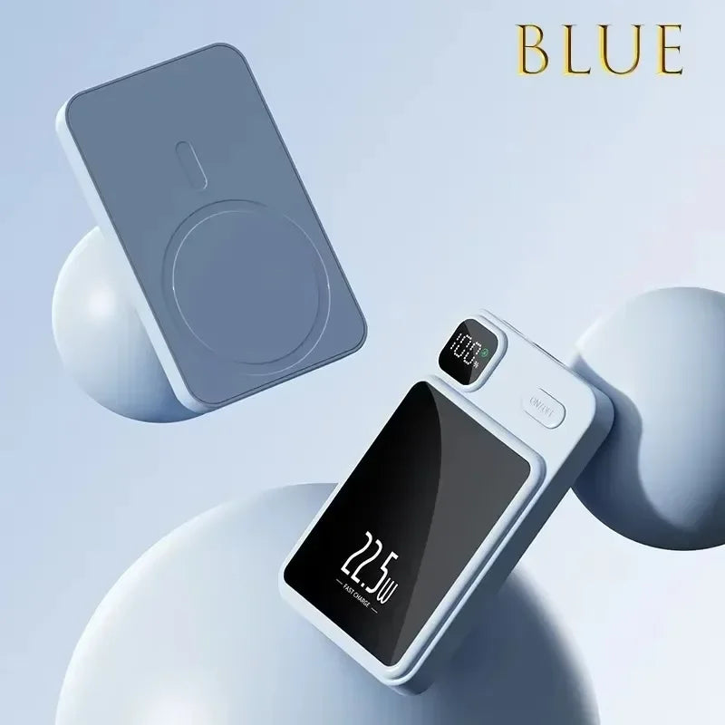 Bank kuasa magnet wayarles baharu 10000mAh Bank kuasa Magsafe 22.5W pengecasan super pantas sesuai untuk iPhone Samsung Huawei Xiaomi