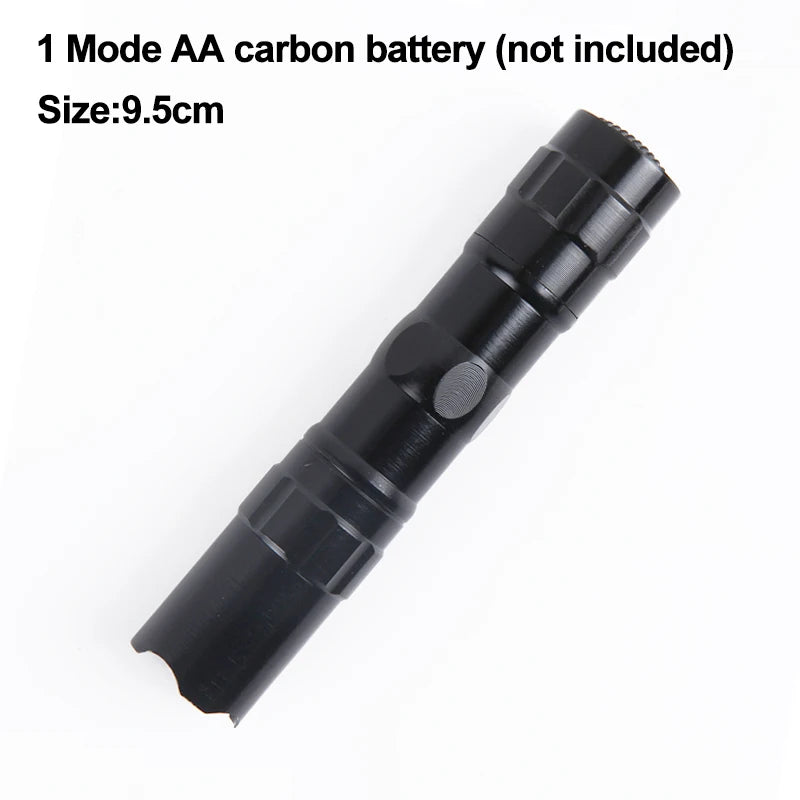 Mini USB Charging LED Flashlight 3 Modes Portable Strong Light Zoom Torch Outdoor Camping Lamp Lantern Waterproof Flashlights