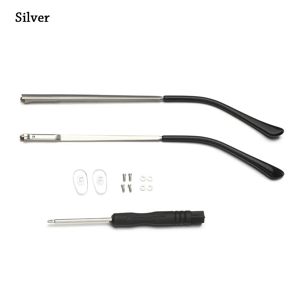 1 Pair Metal Eyeglasses Temple Arm Eyeglasses Replacement Metal Leg Repair Eyewear Accessories Eyeglasses Frames Accessories