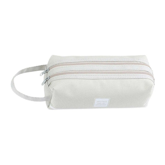 New Double Layer Pencil Case Big Capacity Portable Canvas School supplies Student pen bags Kids Stationery Pen storage Bags