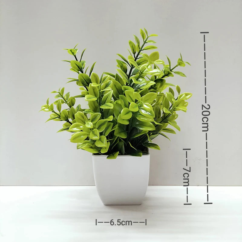 Artificial Potted Plant Bonsai Orange Pomegranate Fruit Tree With Pot Plastic Garden Fake Plant Decoration Home Decoration