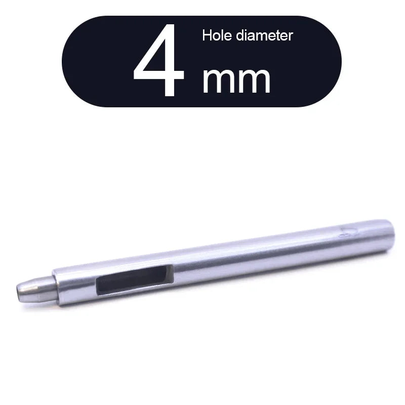 0.5-20mm High Quality Leather Craft Hole Punching Tool Round Steel Knife Cut for Belts Paper Bag Metal Gaskets Plastic Puncher