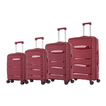ARISE SHOP 4 Set ABS Luggage, Travel Luggage Hard Case, Travel Trolley, 360 ° Twist Wheels, Mini 19 '', Cabin 20'', medium 24 ''Big 28, various colors