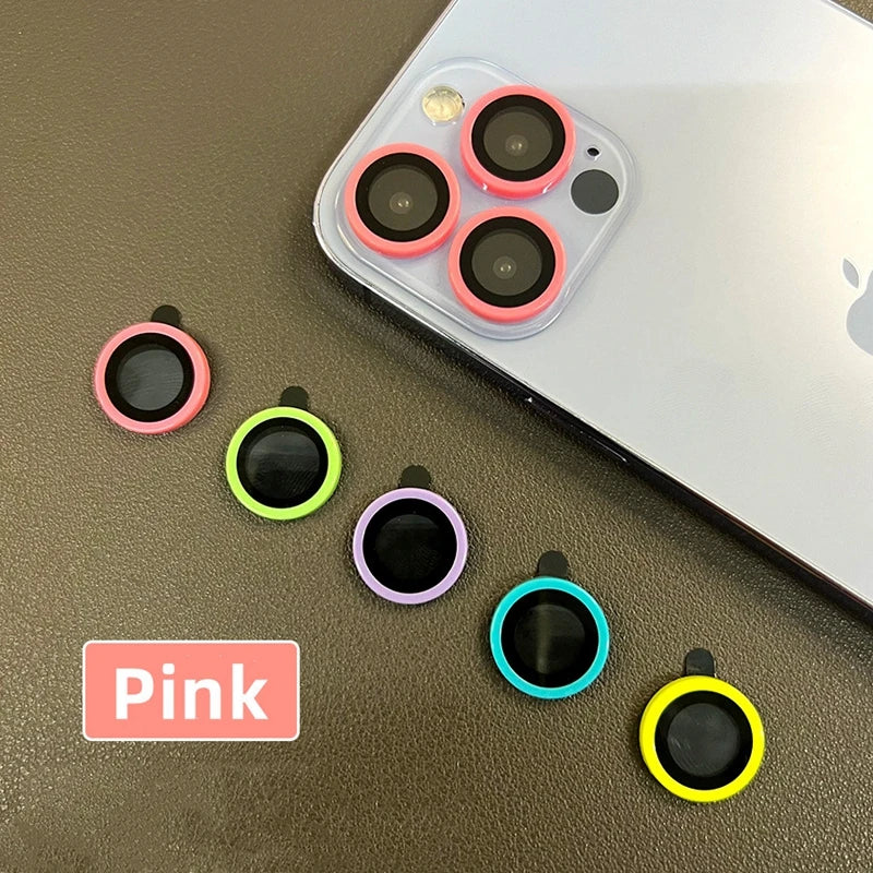 Pelindung Kanta Bercahaya Untuk iPhone 16 Pro Max 14 15 15 Pro Max Ceramic Camera Lens Pelindung Kaca Pada iPhone 16 Pro 14 pro max